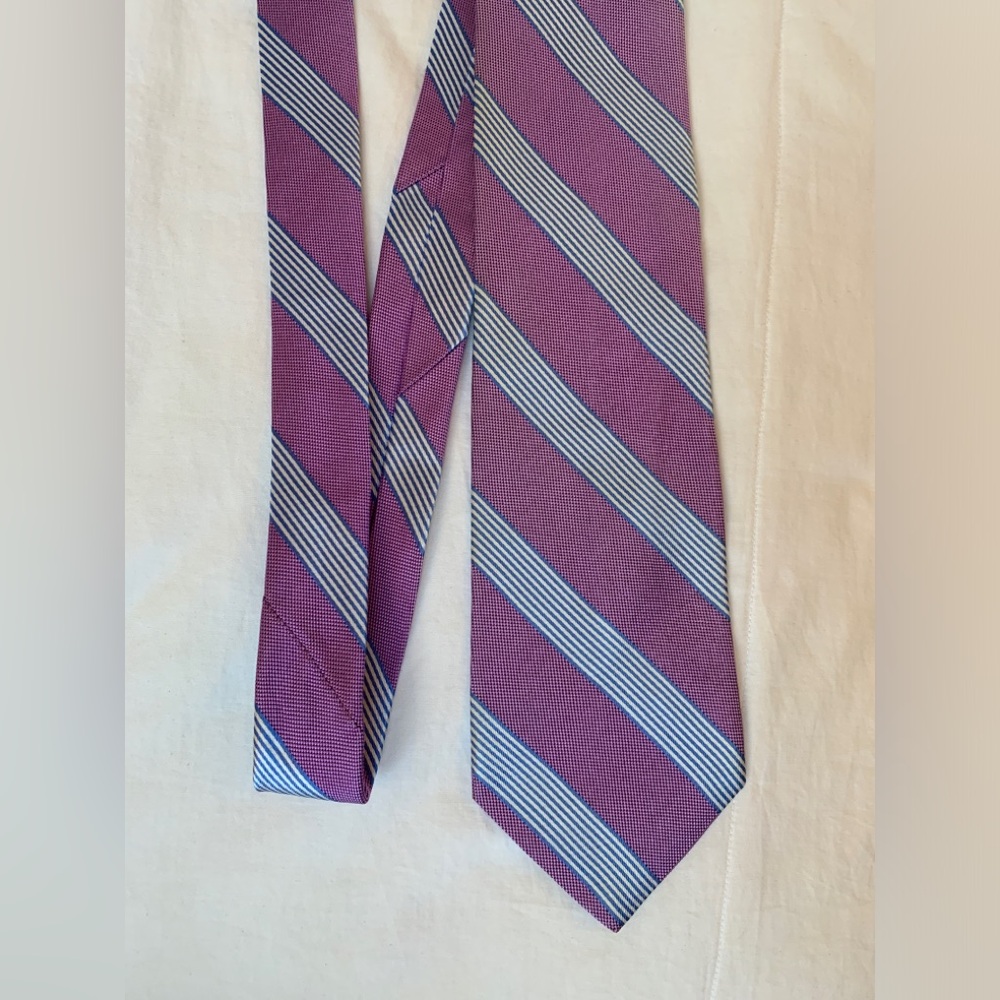 Men’s Purple Striped Brooks Brothers Tie